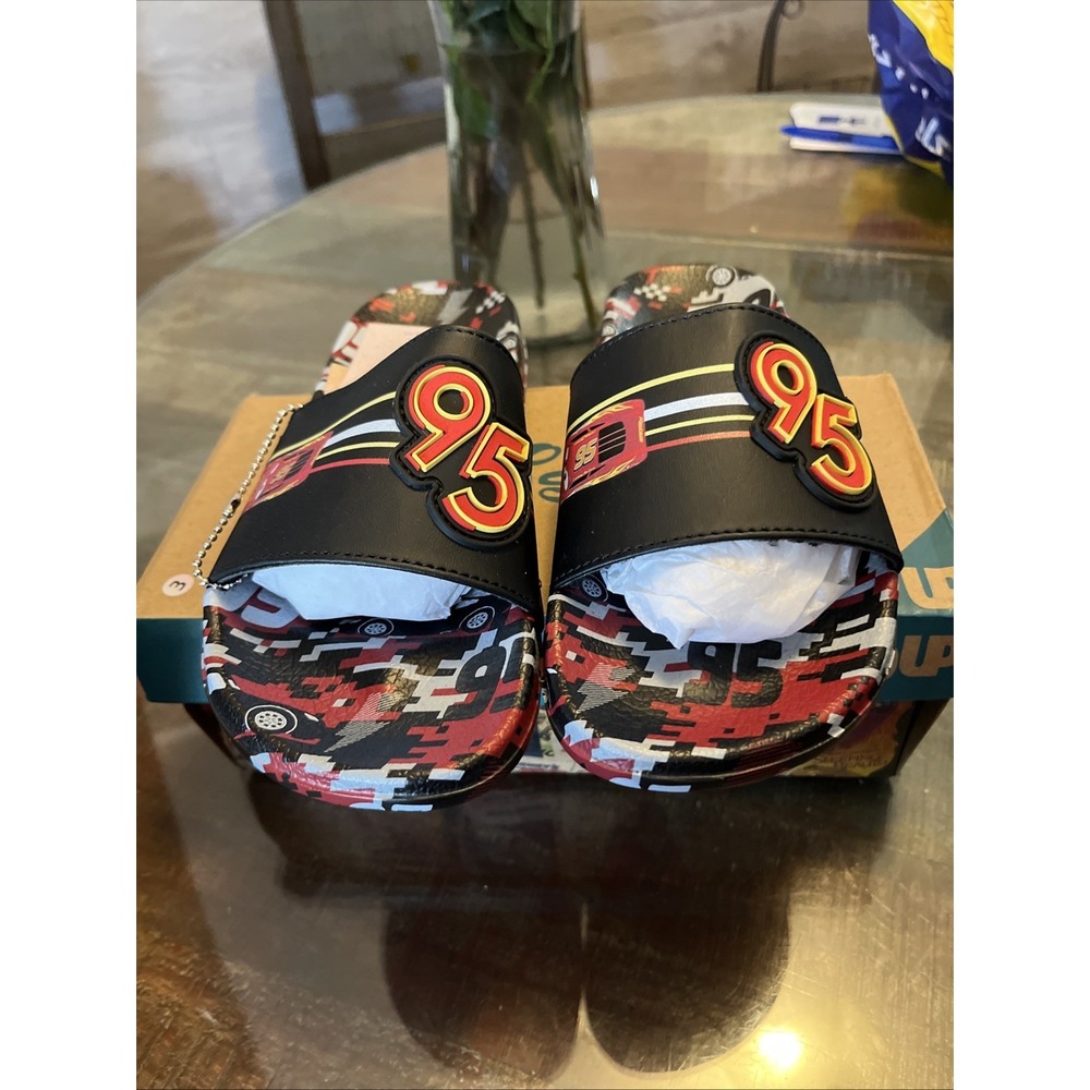 Ground Up Disney Cars Slides - Boys Size 5